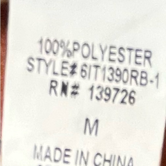 Al’tard State Floral faux Wrap coquette Top blouse Brown and White Size Medium - Picture 8 of 8